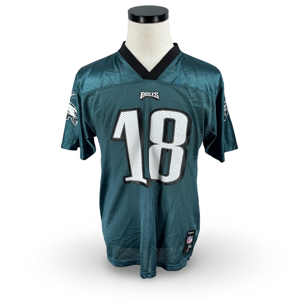 Reebok Philadelphia Eagles Jeremy Maclin 18 Jersey Kids XL Green NFL Football